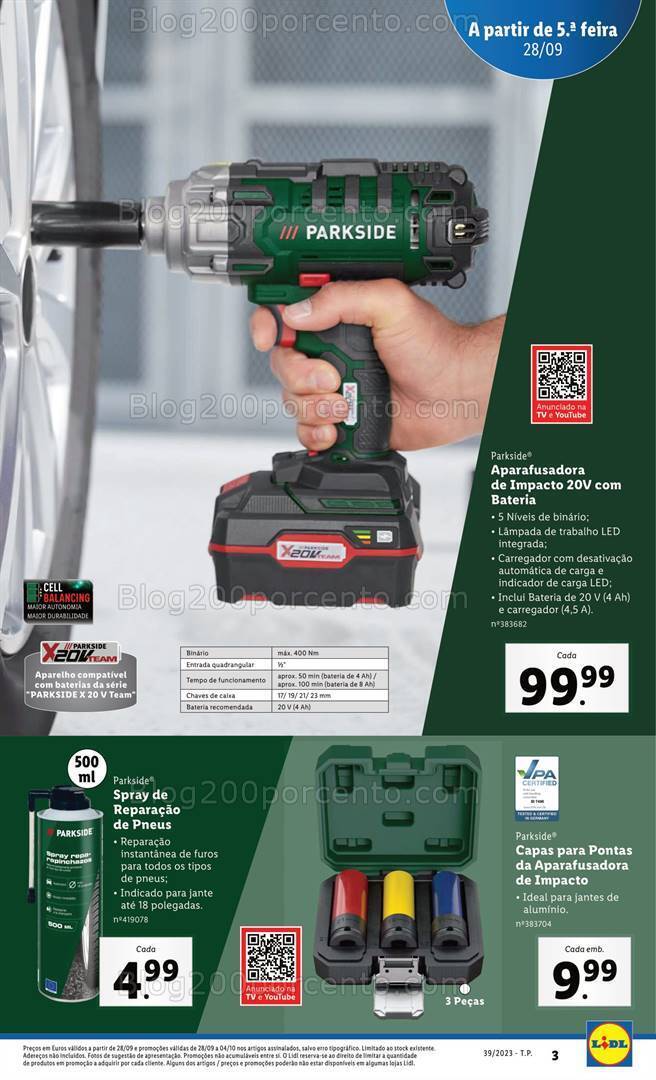 Antevisão Folheto LIDL Bazar Promoções a partir de 28 setembro