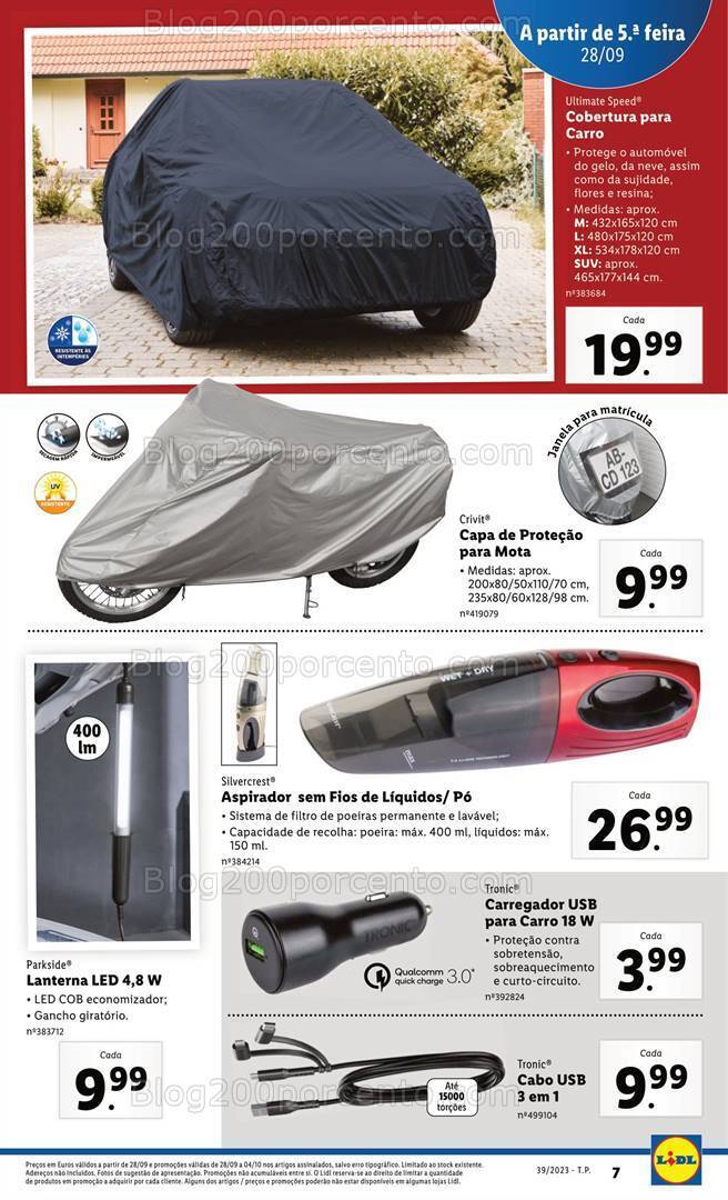 Antevisão Folheto LIDL Bazar Promoções a partir de 28 setembro