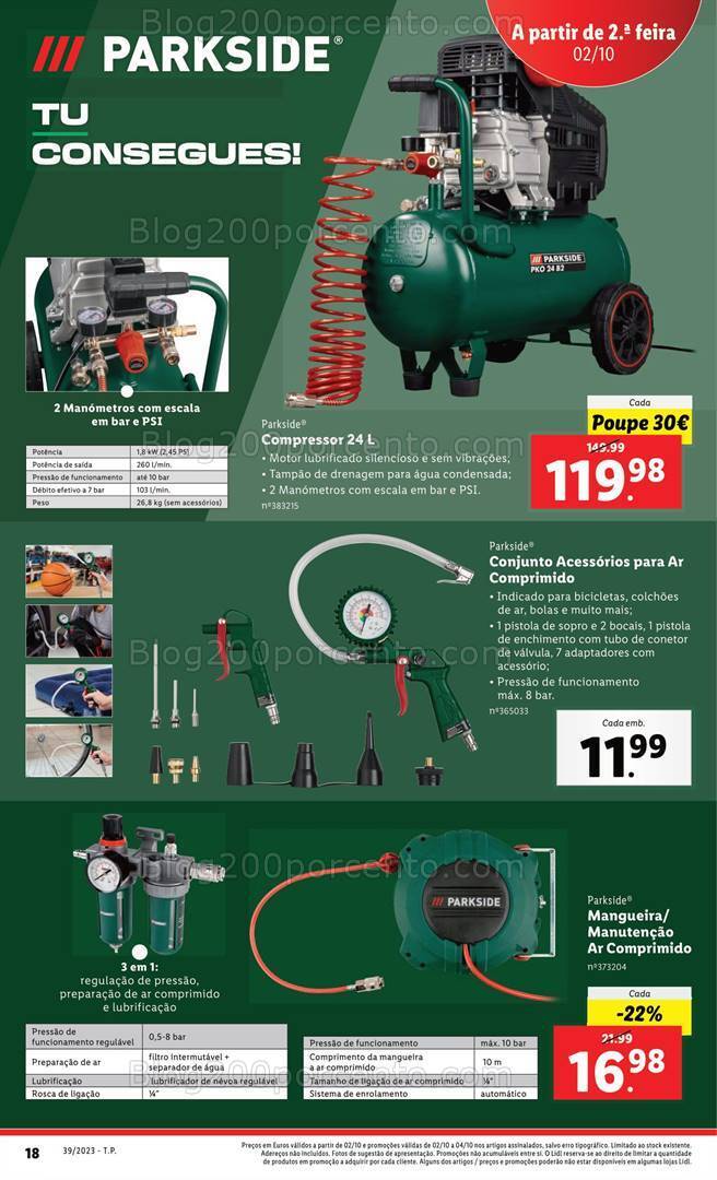 Antevisão Folheto LIDL Bazar Promoções a partir de 2 outubro