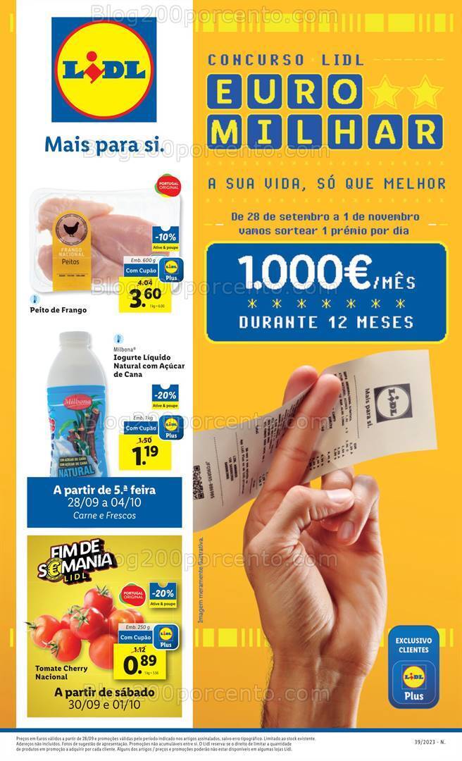 Antevisão Folheto LIDL Promoções de 28 setembro a 4 outubro