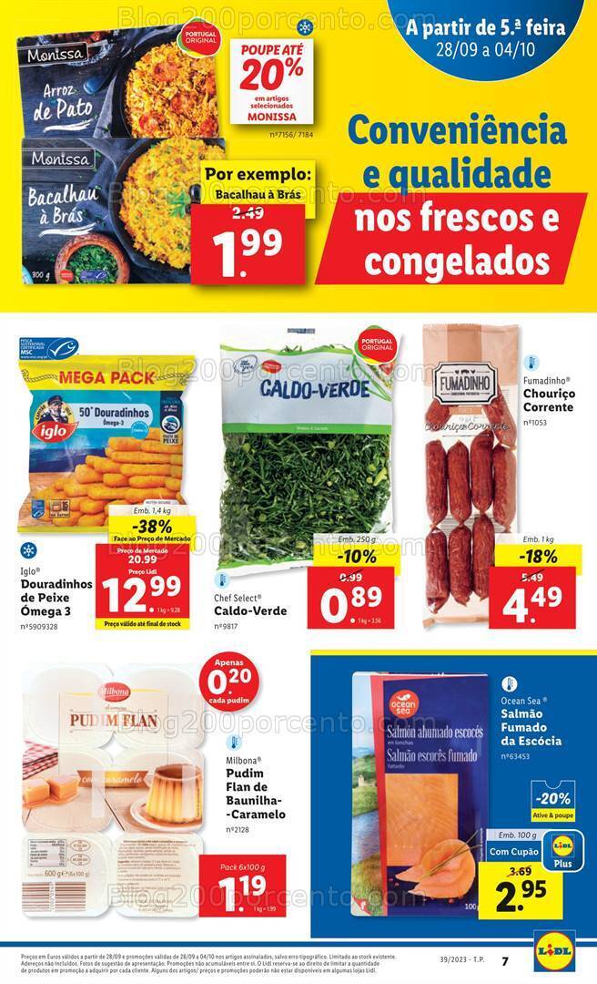 Antevisão Folheto LIDL Promoções de 28 setembro a 4 outubro