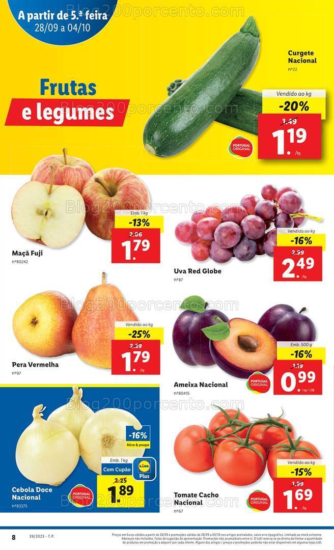 Antevisão Folheto LIDL Promoções de 28 setembro a 4 outubro