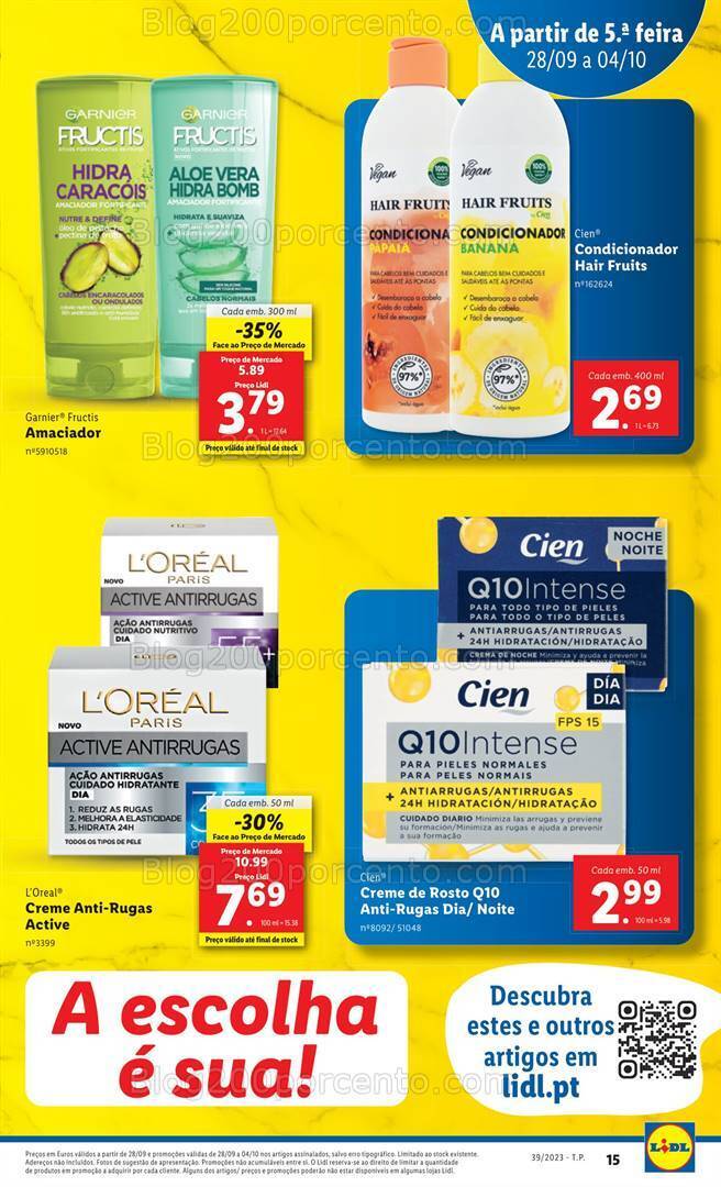 Antevisão Folheto LIDL Promoções de 28 setembro a 4 outubro