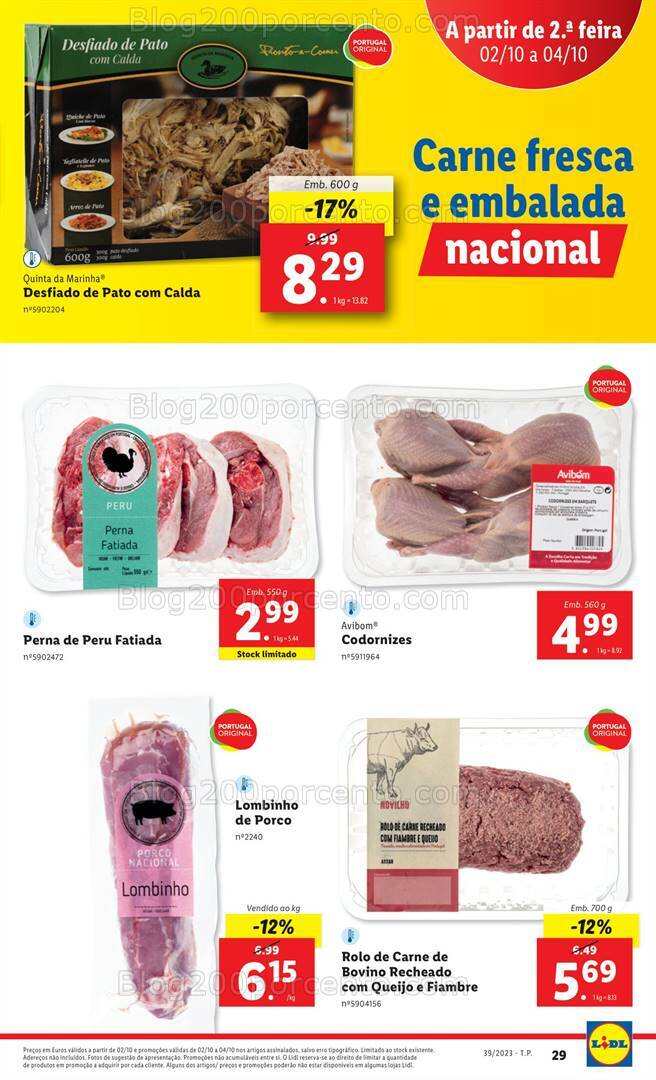 Antevisão Folheto LIDL Promoções de 28 setembro a 4 outubro