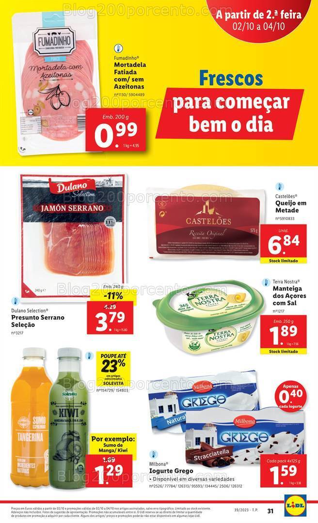 Antevisão Folheto LIDL Promoções de 28 setembro a 4 outubro