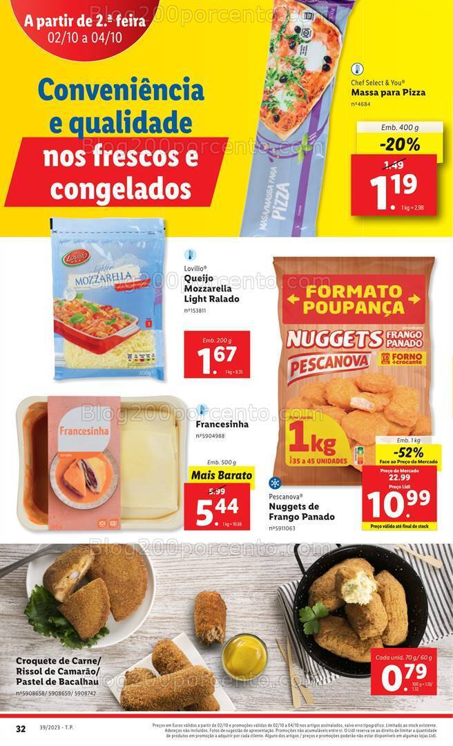 Antevisão Folheto LIDL Promoções de 28 setembro a 4 outubro