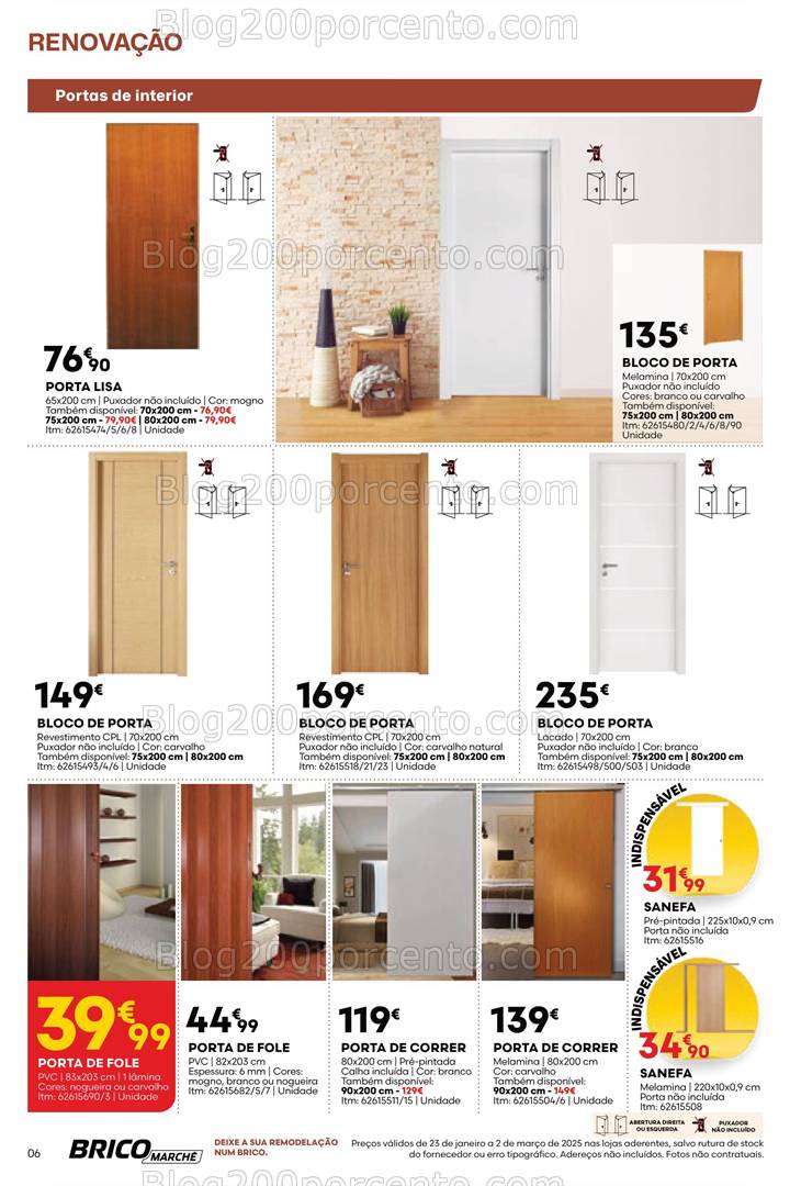 Antevisão Folheto BRICOMARCHÉ Renovação Promoções 23 janeiro a 2 março