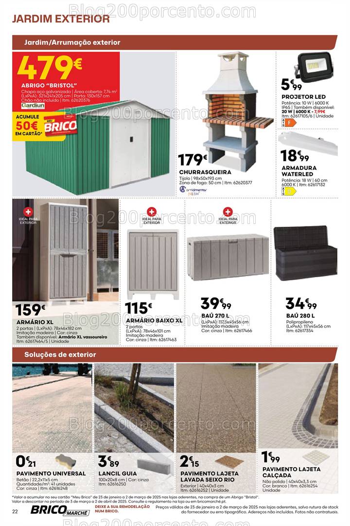 Antevisão Folheto BRICOMARCHÉ Renovação Promoções 23 janeiro a 2 março