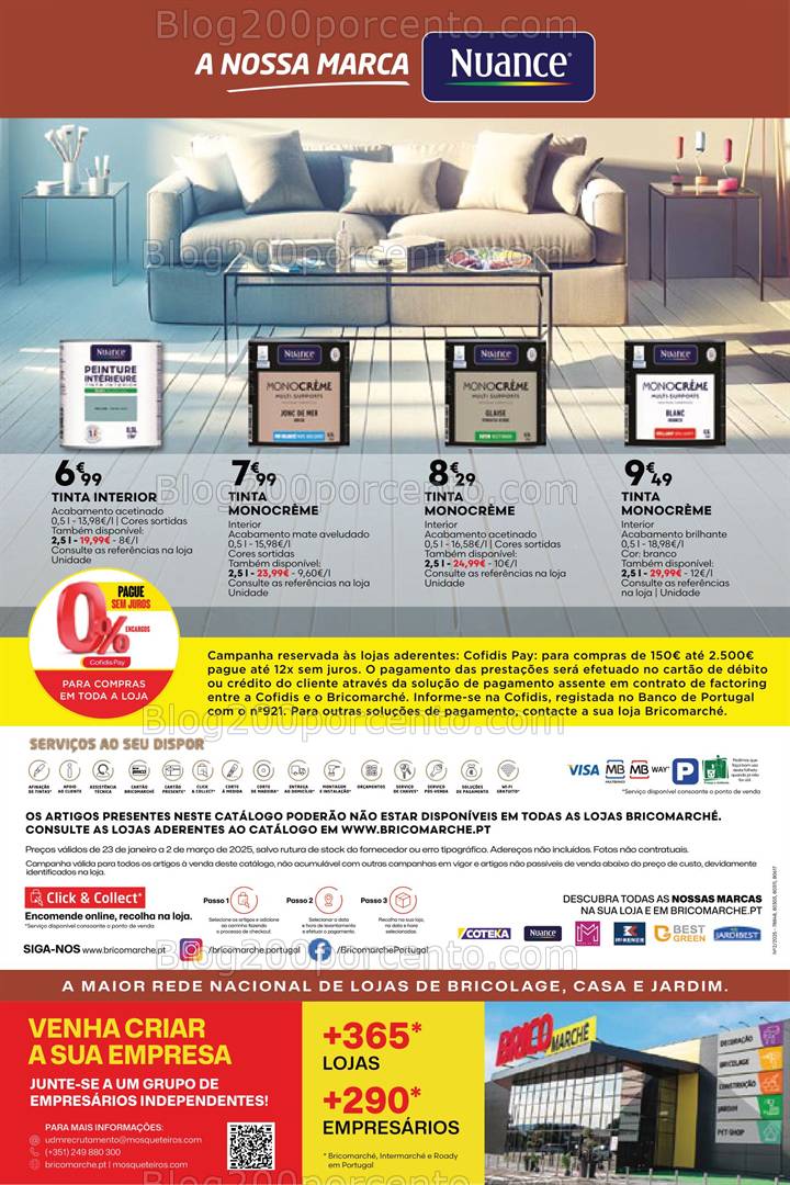 Antevisão Folheto BRICOMARCHÉ Renovação Promoções 23 janeiro a 2 março