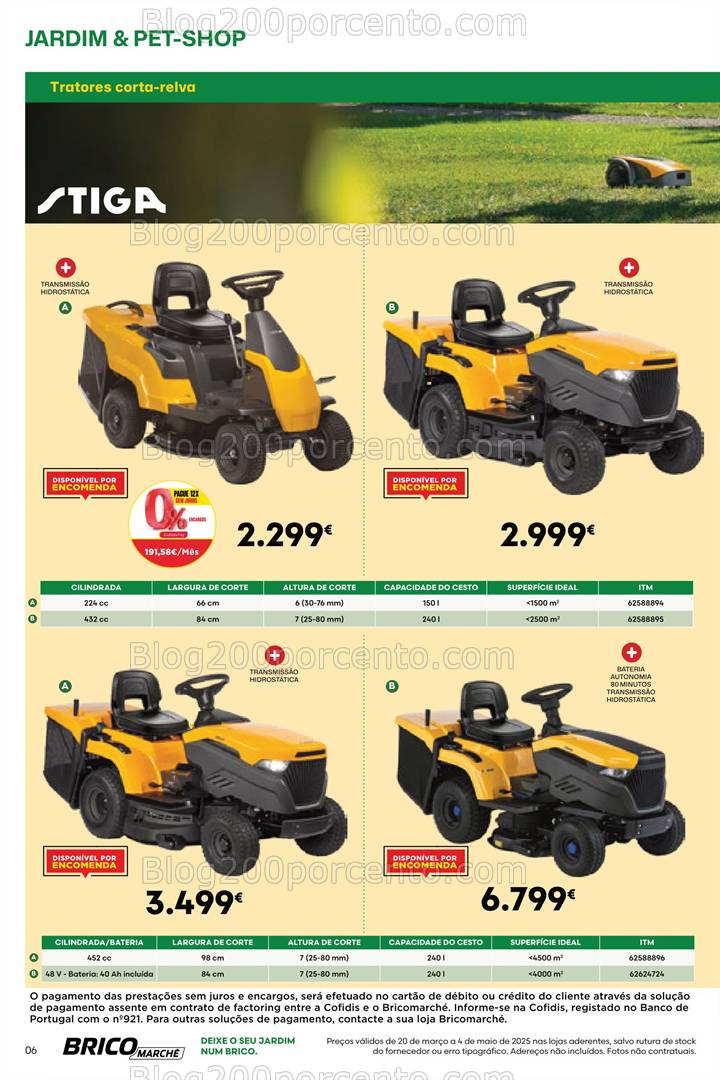 Antevisão Folheto BRICOMARCHÉ Especial Jardim e Pet-Shop Promoções de 20 março a 4 maio