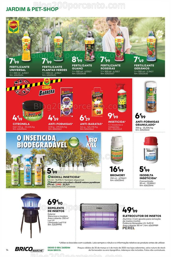Antevisão Folheto BRICOMARCHÉ Especial Jardim e Pet-Shop Promoções de 20 março a 4 maio