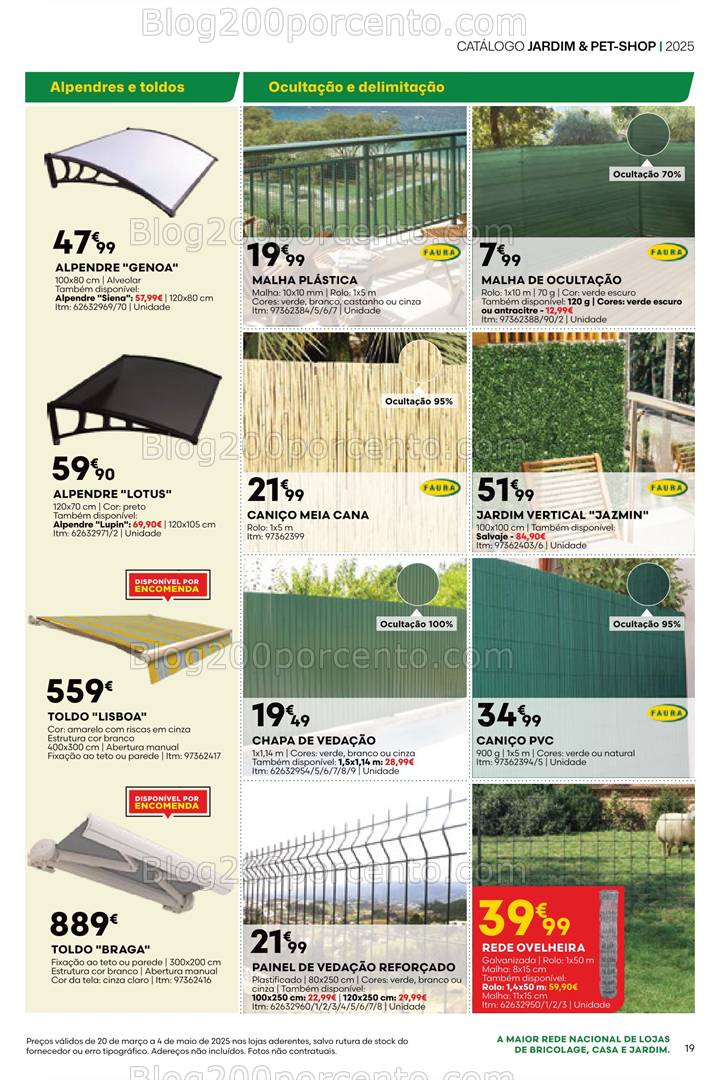 Antevisão Folheto BRICOMARCHÉ Especial Jardim e Pet-Shop Promoções de 20 março a 4 maio