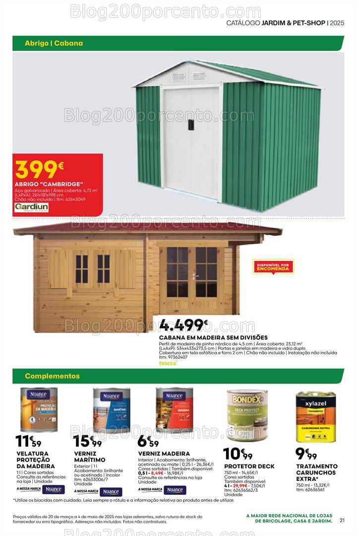 Antevisão Folheto BRICOMARCHÉ Especial Jardim e Pet-Shop Promoções de 20 março a 4 maio