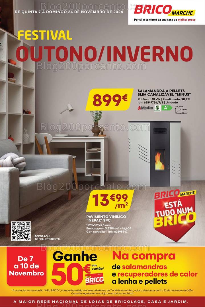 Antevisão Folheto BRICOMARCHÉ Promoções de 7 a 24 novembro