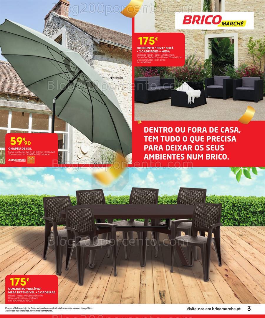 Antevisão Folheto BRICOMARCHÉ Abertura Faro Promoções de 25 julho a 11 agosto