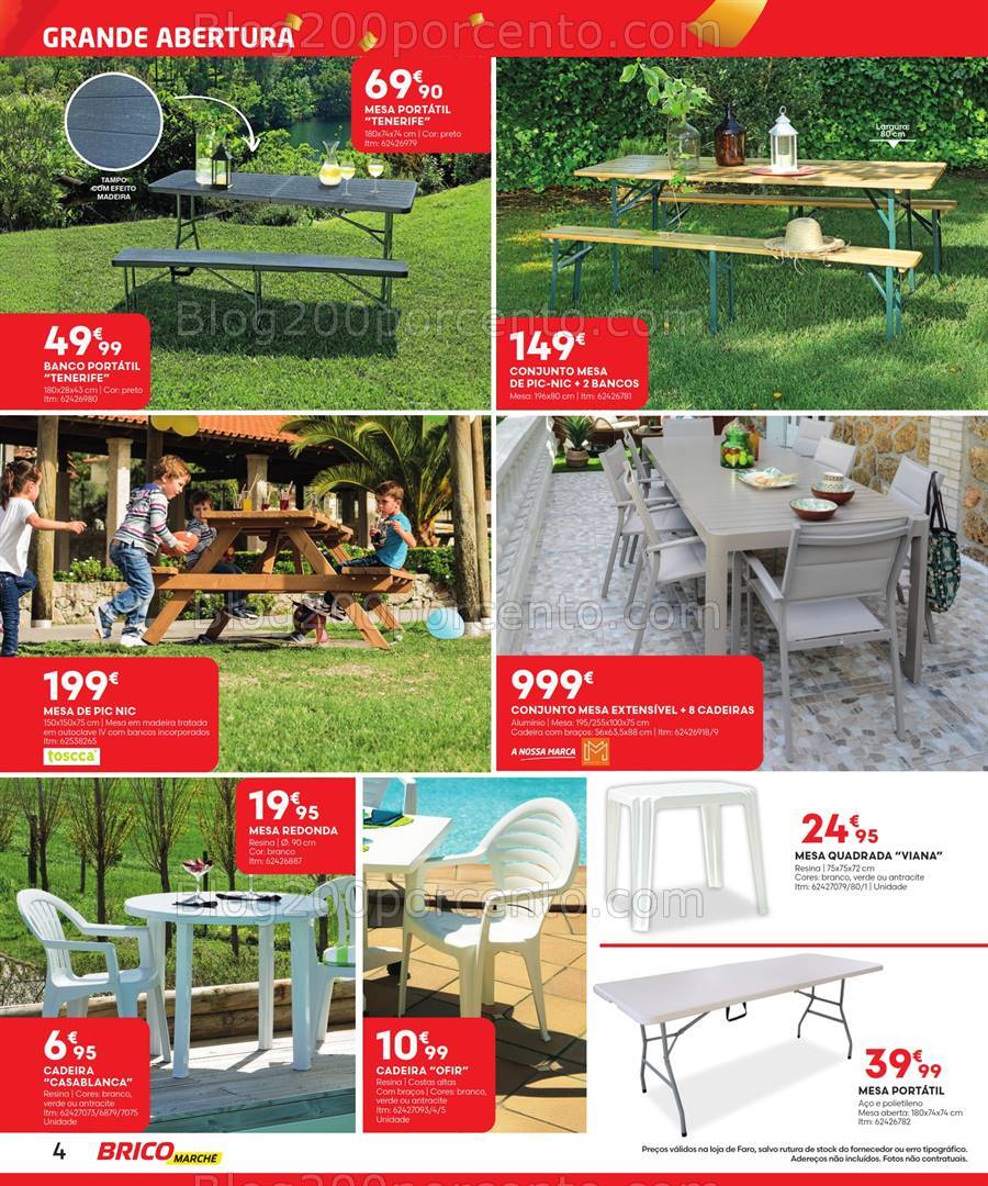 Antevisão Folheto BRICOMARCHÉ Abertura Faro Promoções de 25 julho a 11 agosto