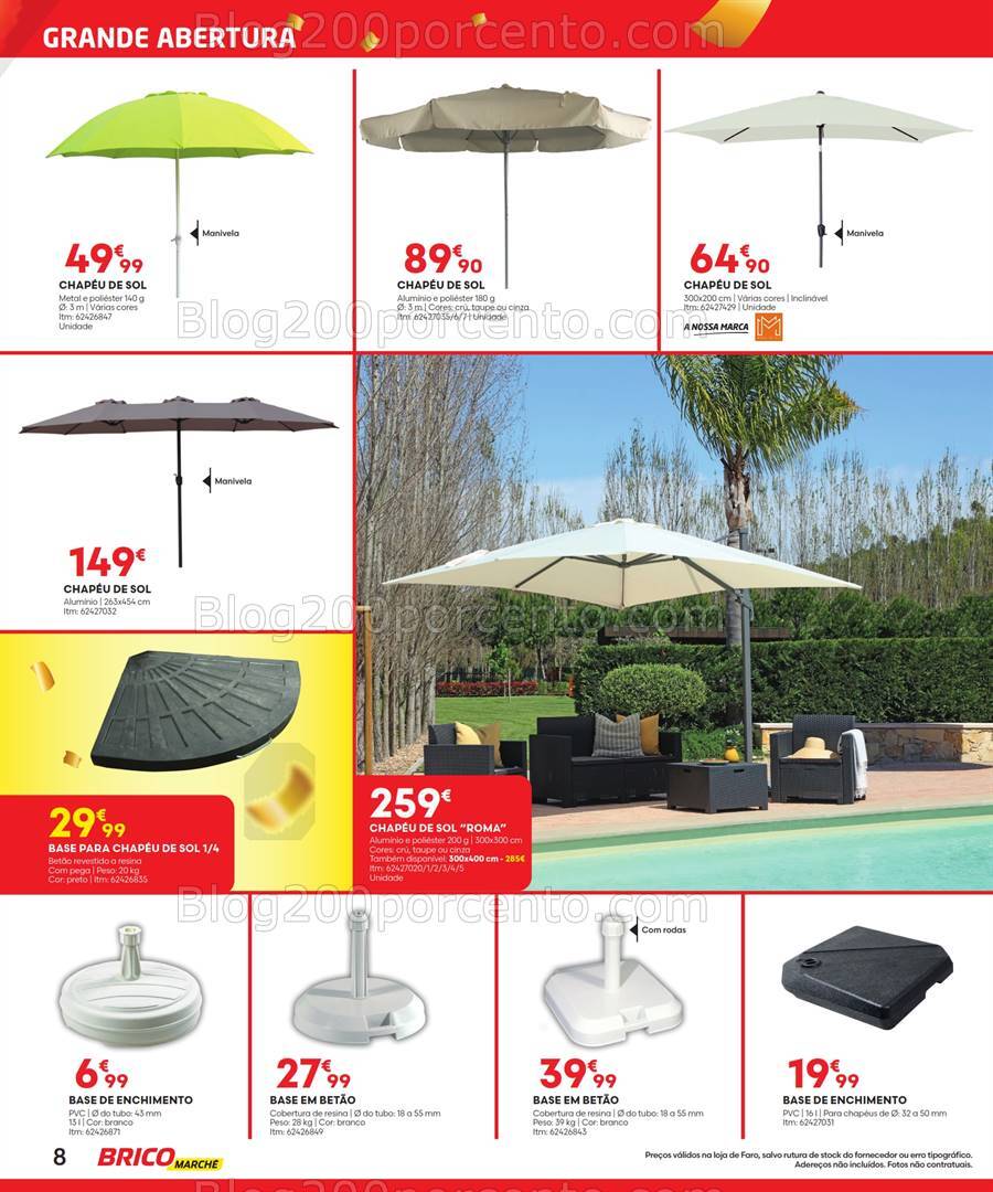 Antevisão Folheto BRICOMARCHÉ Abertura Faro Promoções de 25 julho a 11 agosto
