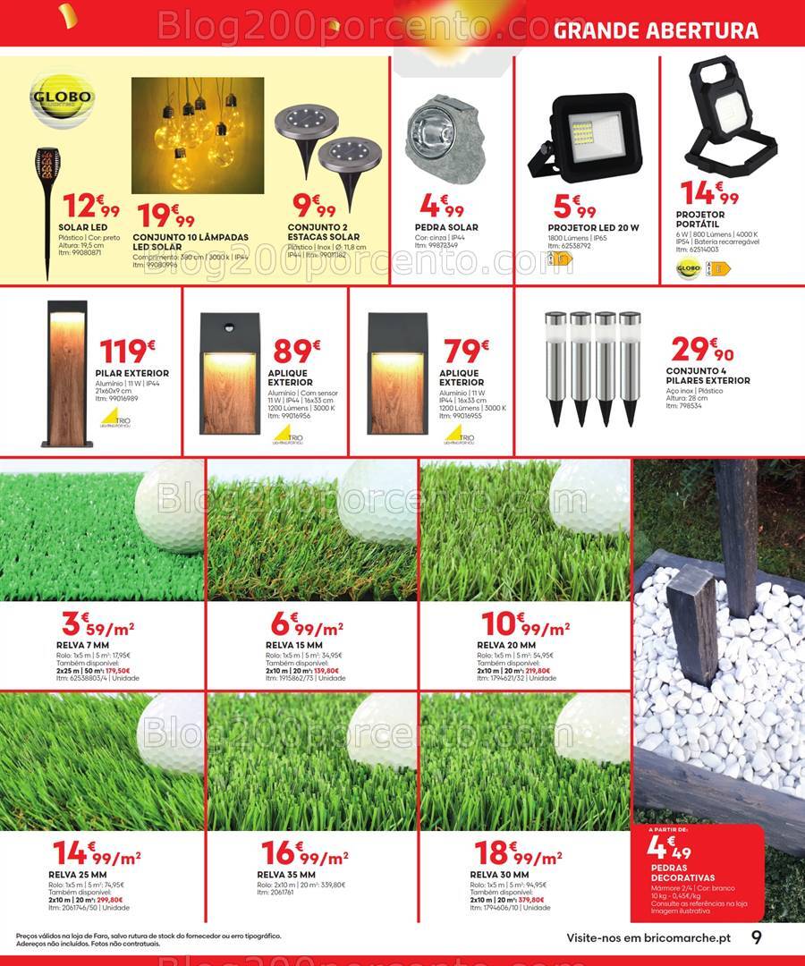 Antevisão Folheto BRICOMARCHÉ Abertura Faro Promoções de 25 julho a 11 agosto