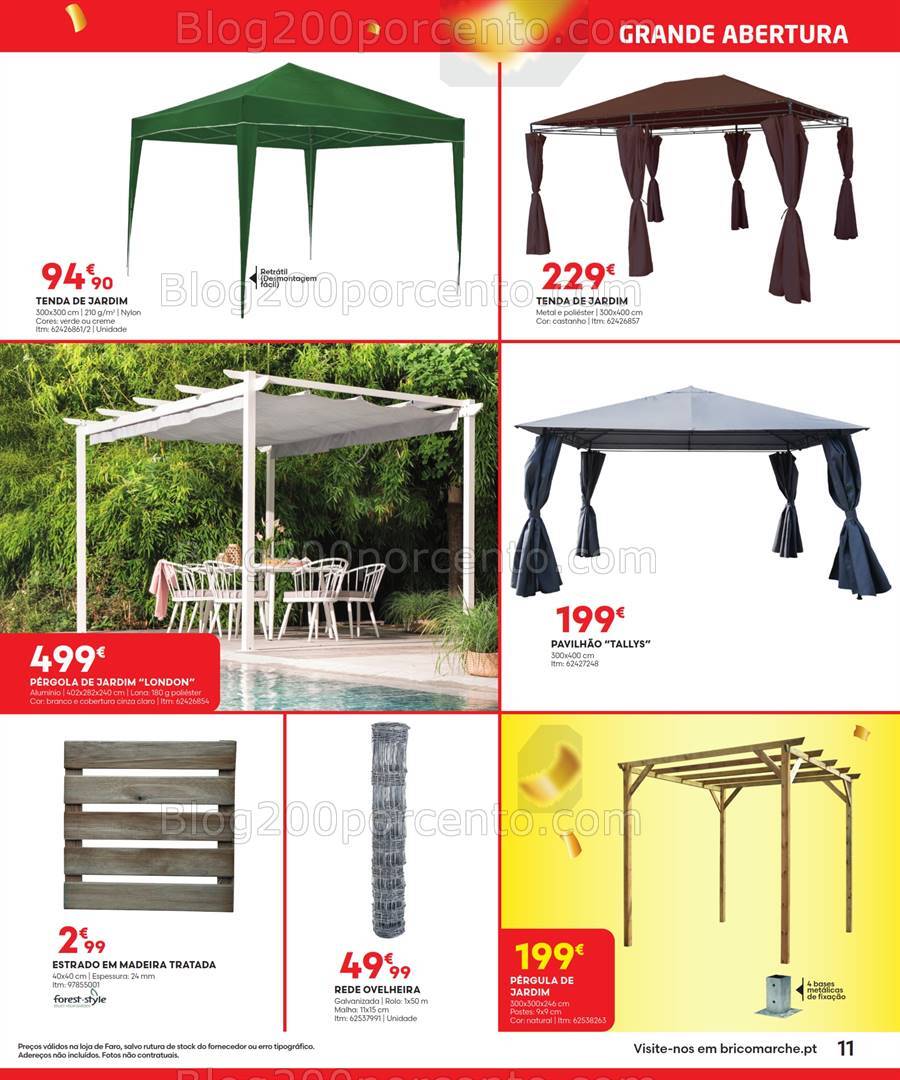 Antevisão Folheto BRICOMARCHÉ Abertura Faro Promoções de 25 julho a 11 agosto