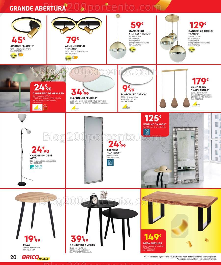 Antevisão Folheto BRICOMARCHÉ Abertura Faro Promoções de 25 julho a 11 agosto