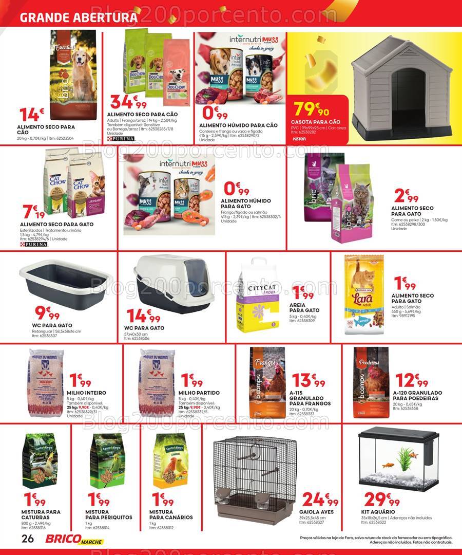 Antevisão Folheto BRICOMARCHÉ Abertura Faro Promoções de 25 julho a 11 agosto