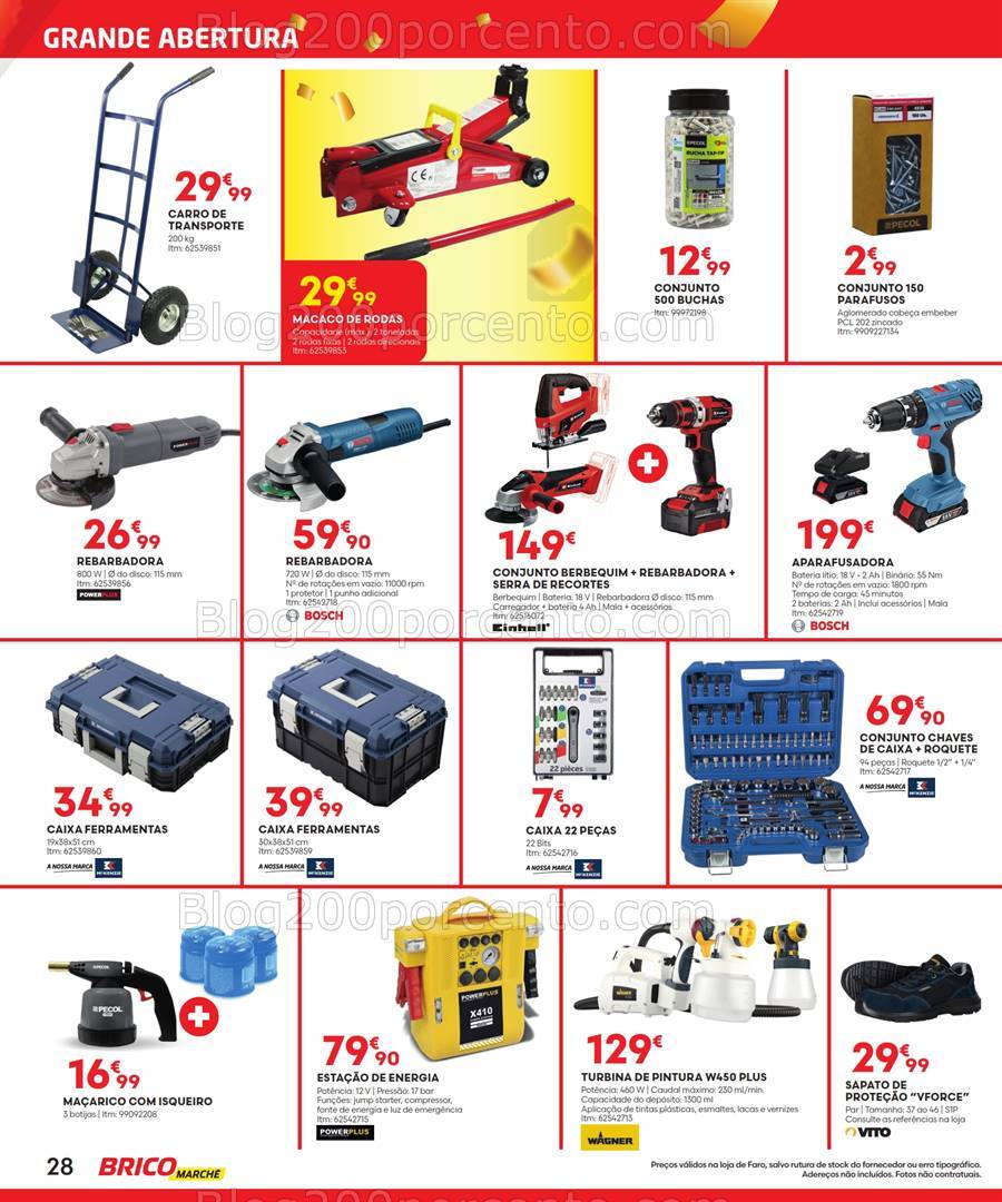 Antevisão Folheto BRICOMARCHÉ Abertura Faro Promoções de 25 julho a 11 agosto