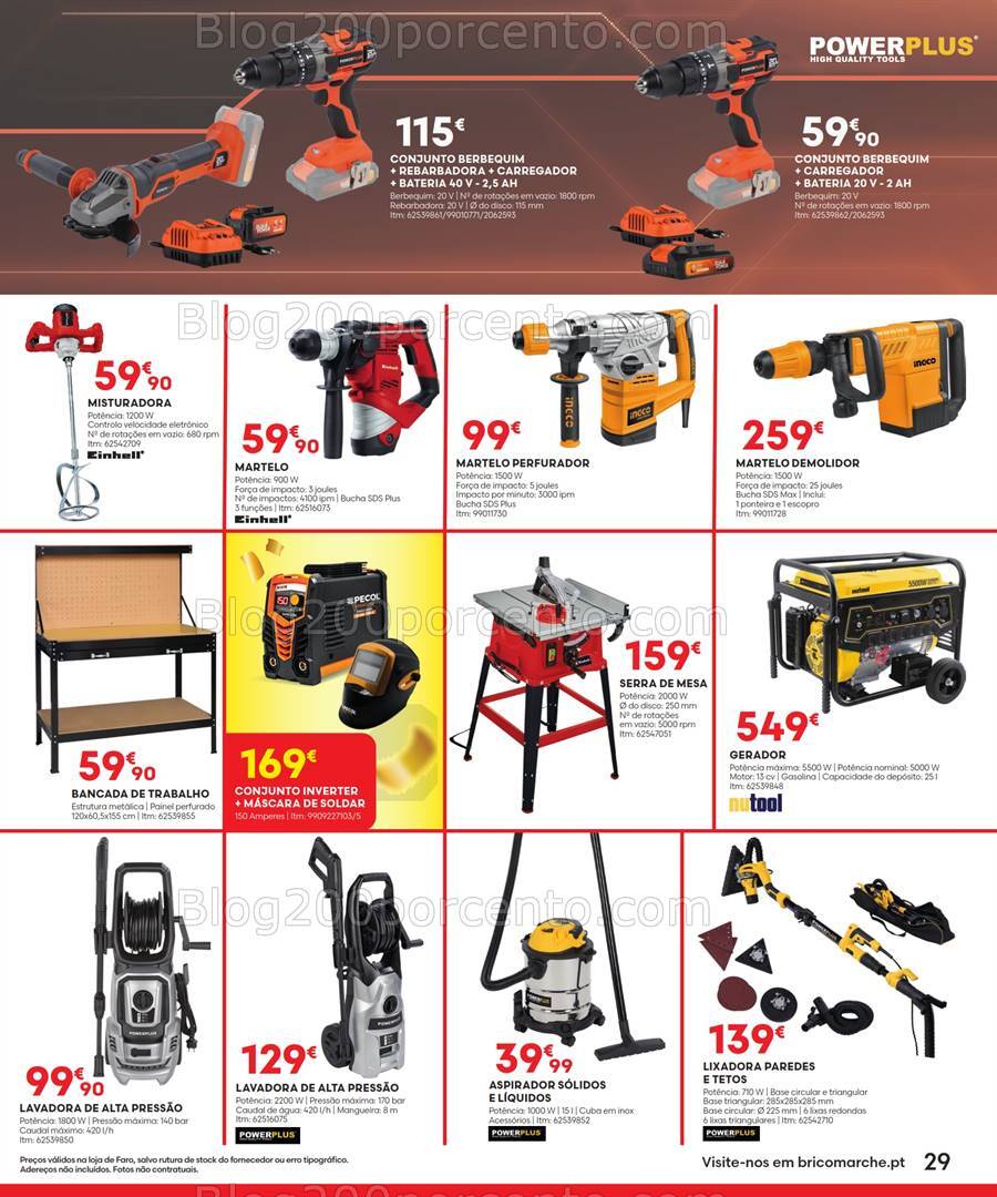 Antevisão Folheto BRICOMARCHÉ Abertura Faro Promoções de 25 julho a 11 agosto