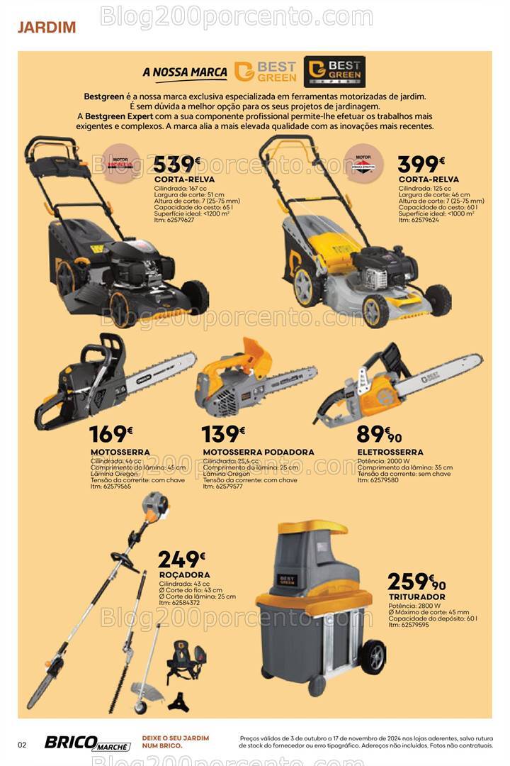 Antevisão Folheto BRICOMARCHÉ Outono - Inverno Promoções de 3 outubro a 17 novembro