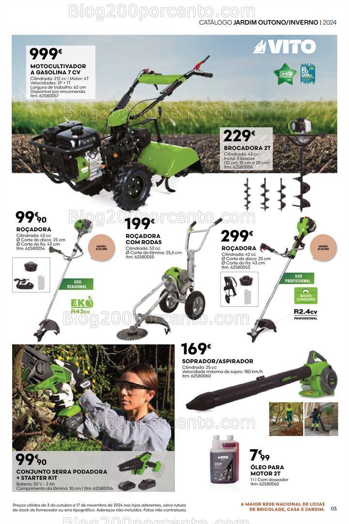 Antevisão Folheto BRICOMARCHÉ Outono - Inverno Promoções de 3 outubro a 17 novembro