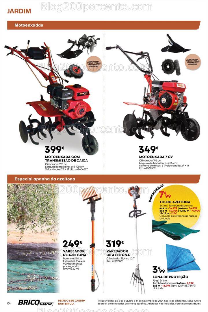 Antevisão Folheto BRICOMARCHÉ Outono - Inverno Promoções de 3 outubro a 17 novembro