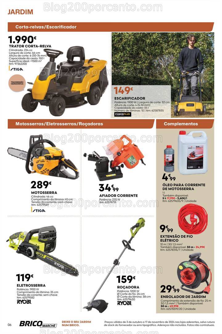 Antevisão Folheto BRICOMARCHÉ Outono - Inverno Promoções de 3 outubro a 17 novembro