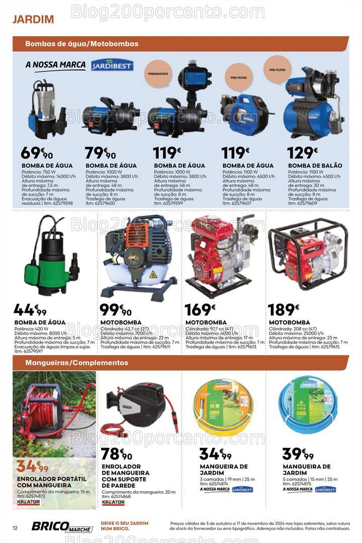 Antevisão Folheto BRICOMARCHÉ Outono - Inverno Promoções de 3 outubro a 17 novembro