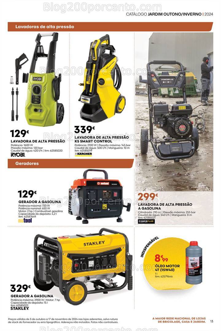 Antevisão Folheto BRICOMARCHÉ Outono - Inverno Promoções de 3 outubro a 17 novembro