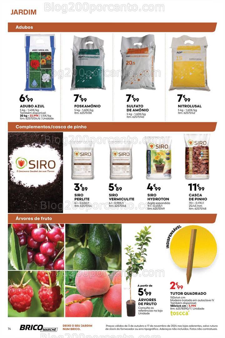 Antevisão Folheto BRICOMARCHÉ Outono - Inverno Promoções de 3 outubro a 17 novembro