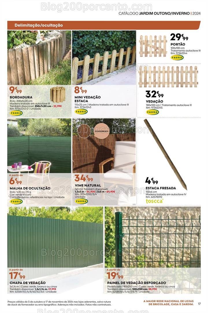 Antevisão Folheto BRICOMARCHÉ Outono - Inverno Promoções de 3 outubro a 17 novembro