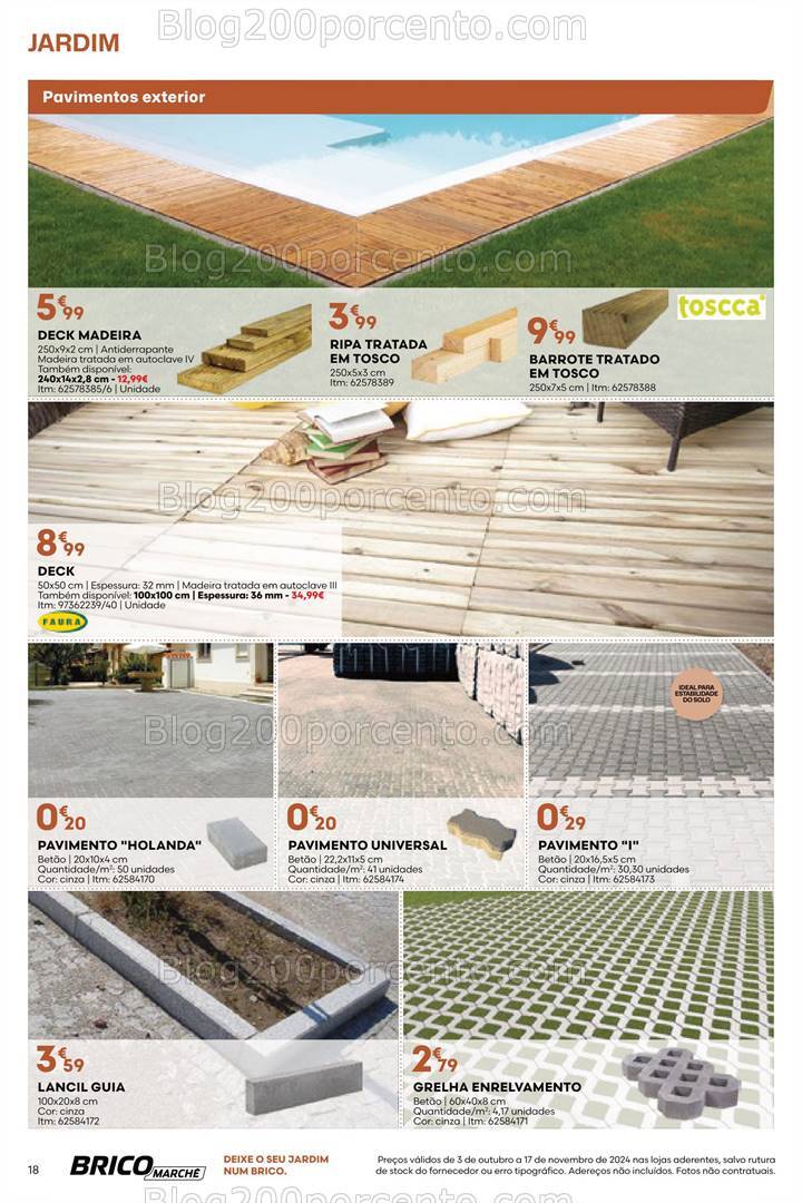 Antevisão Folheto BRICOMARCHÉ Outono - Inverno Promoções de 3 outubro a 17 novembro