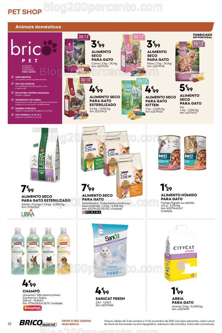 Antevisão Folheto BRICOMARCHÉ Outono - Inverno Promoções de 3 outubro a 17 novembro