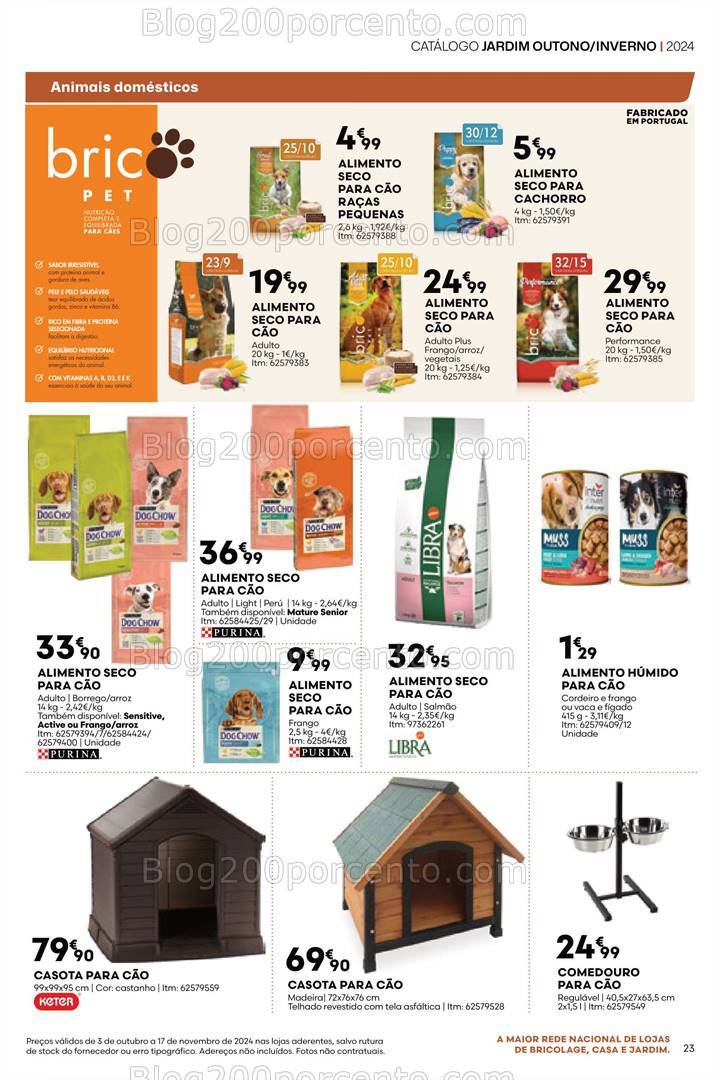 Antevisão Folheto BRICOMARCHÉ Outono - Inverno Promoções de 3 outubro a 17 novembro