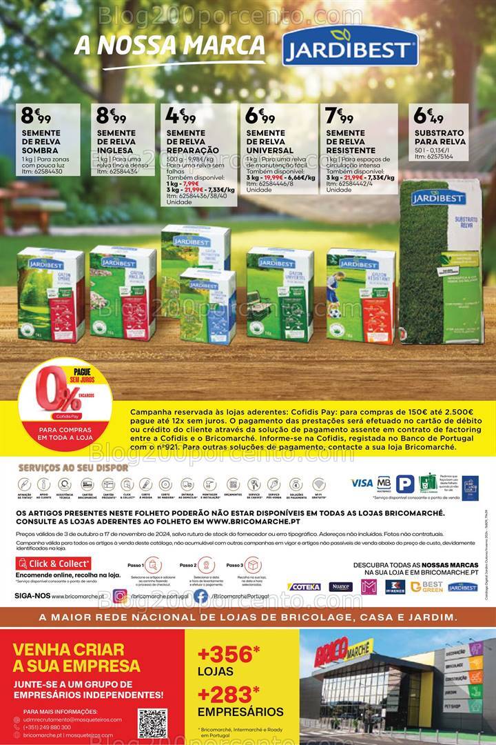 Antevisão Folheto BRICOMARCHÉ Outono - Inverno Promoções de 3 outubro a 17 novembro