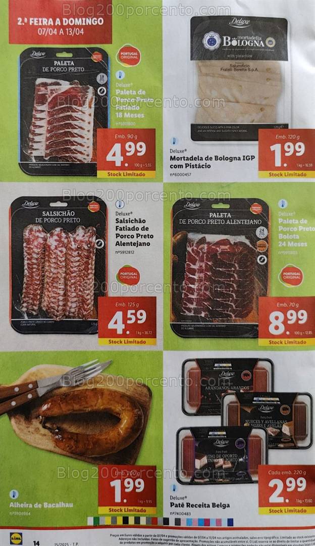 Antevisão Folheto LIDL Promoções de 7 a 13 abril