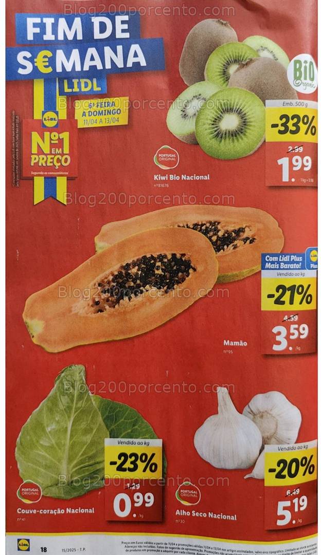 Antevisão Folheto LIDL Promoções de 7 a 13 abril