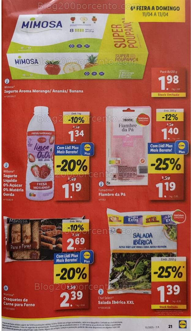 Antevisão Folheto LIDL Promoções de 7 a 13 abril