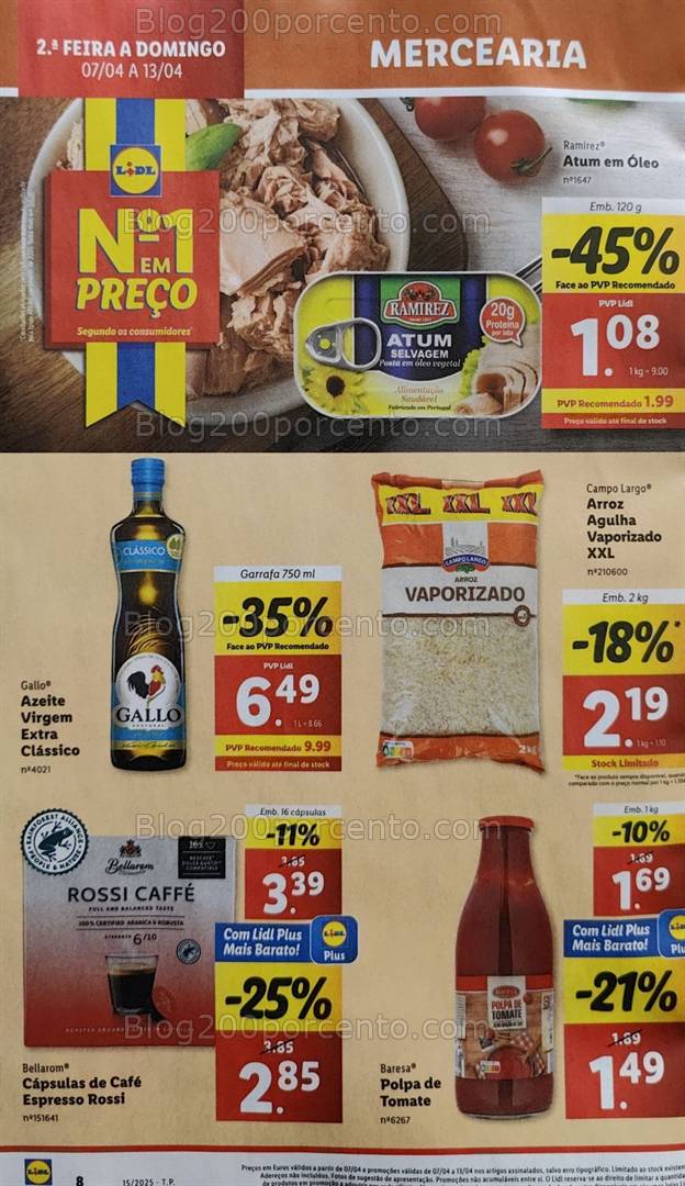 Antevisão Folheto LIDL Promoções de 7 a 13 abril