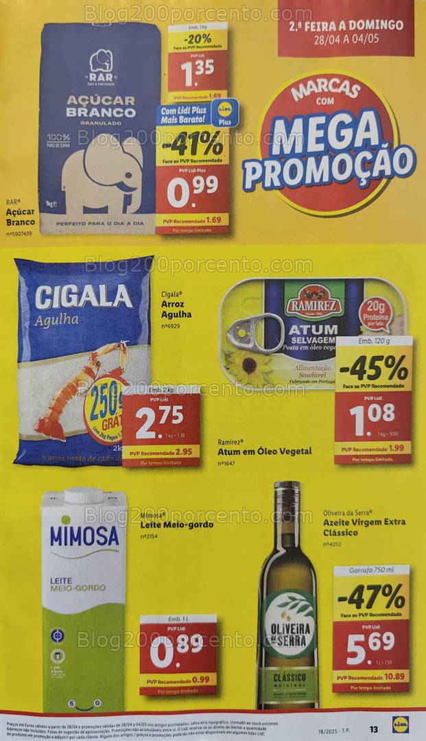 Antevisão Folheto LIDL Promoções de 28 abril a 4 maio