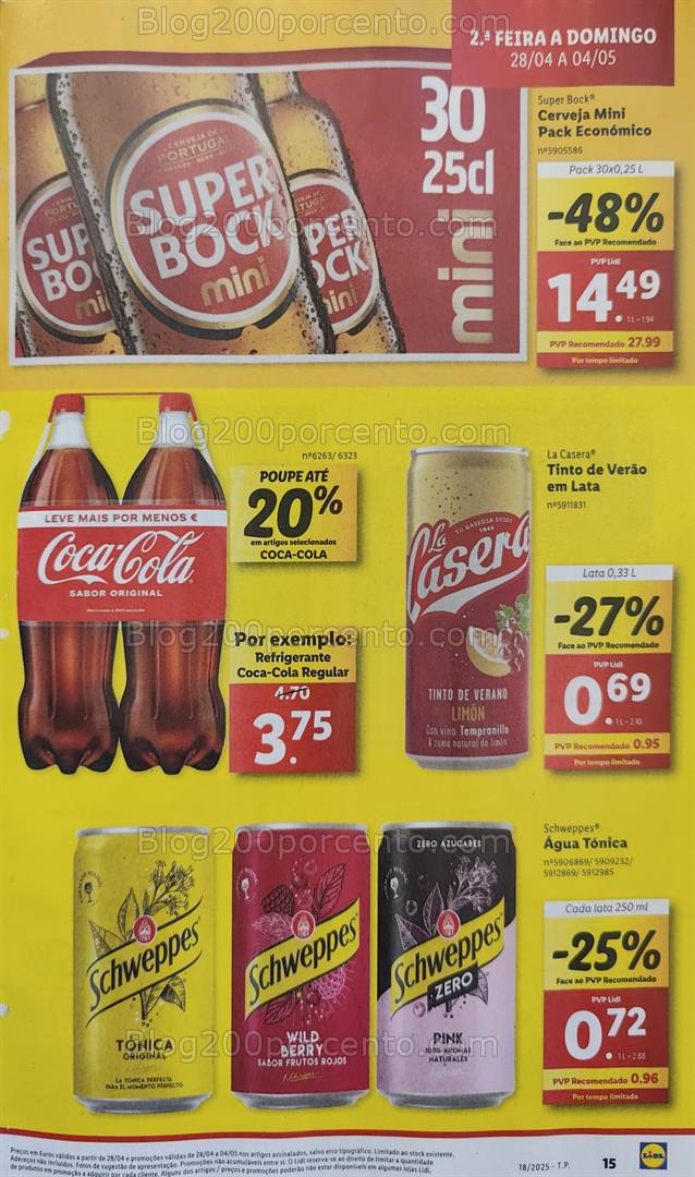 Antevisão Folheto LIDL Promoções de 28 abril a 4 maio