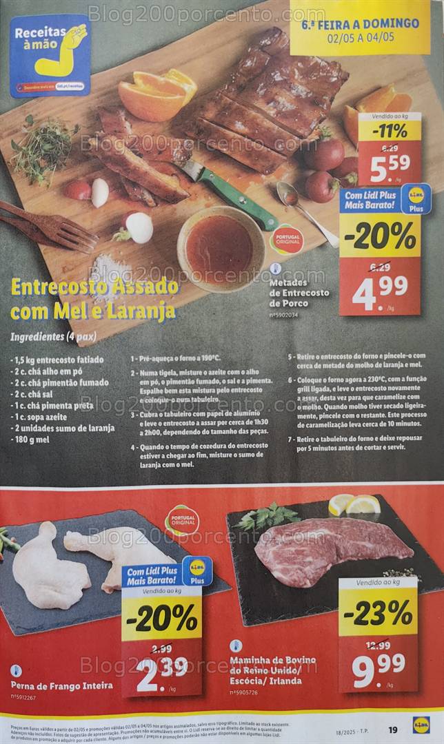 Antevisão Folheto LIDL Promoções de 28 abril a 4 maio