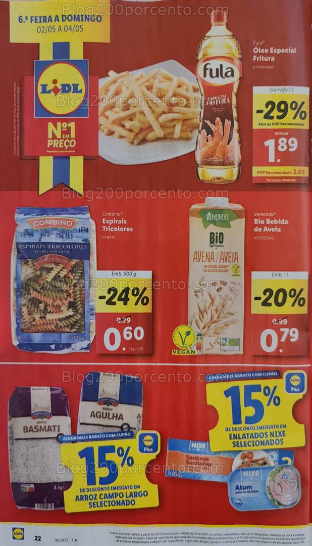 Antevisão Folheto LIDL Promoções de 28 abril a 4 maio