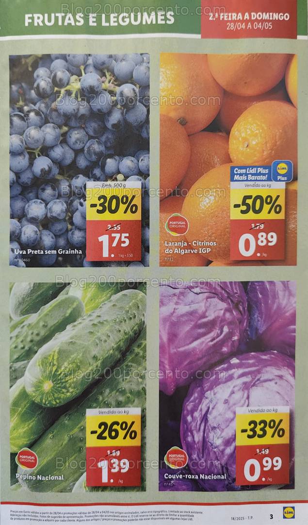 Antevisão Folheto LIDL Promoções de 28 abril a 4 maio