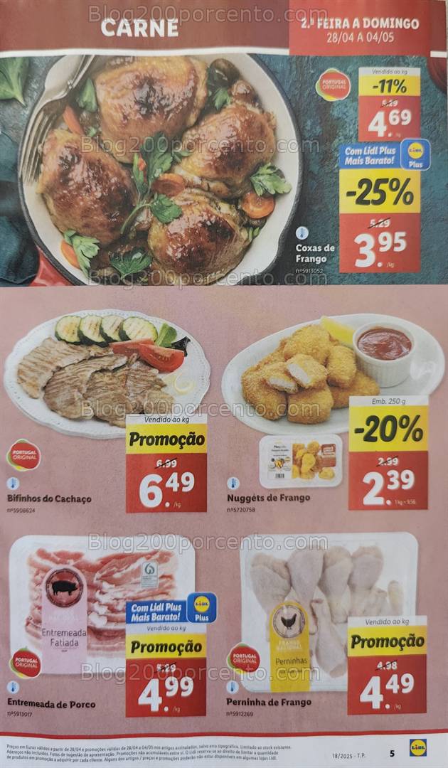 Antevisão Folheto LIDL Promoções de 28 abril a 4 maio