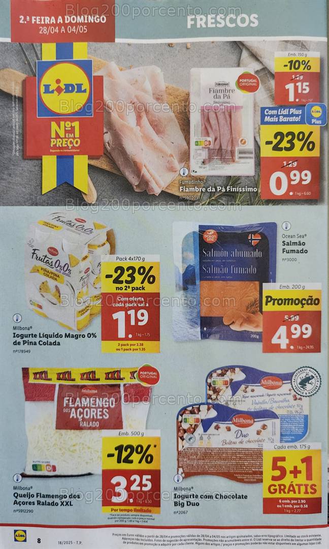 Antevisão Folheto LIDL Promoções de 28 abril a 4 maio